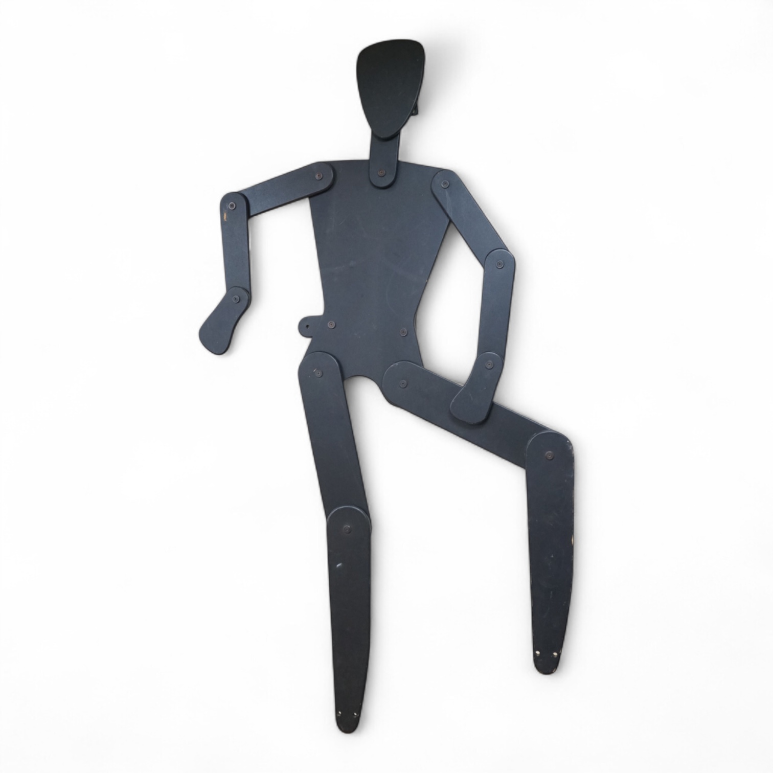 A 20th century articulated Artist's profile model, approximately 178cm high